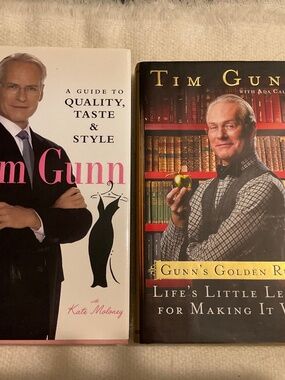 Tim Gunn Bundle 2 Books Golden Rules & Guide to Quality Taste Style READ HC